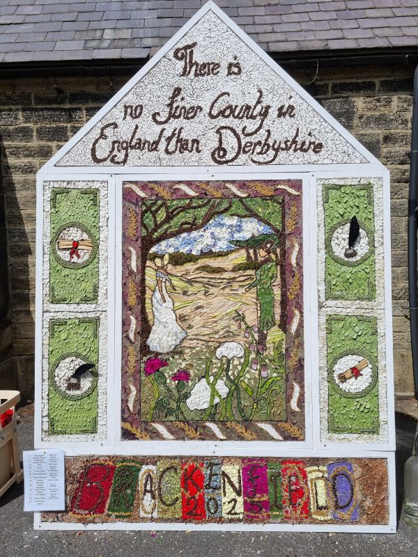 A Derbyshire well dressing